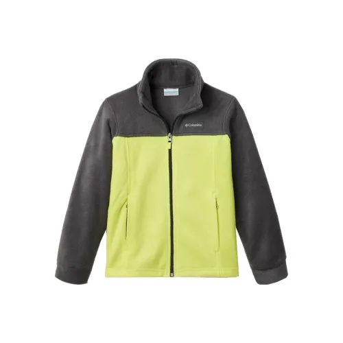 Columbia Пальто STEENS Желто-серый Многоцветный Детский