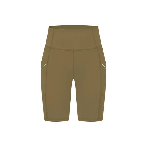 Particle Fever Спортивные шорты Женские Linen Brown