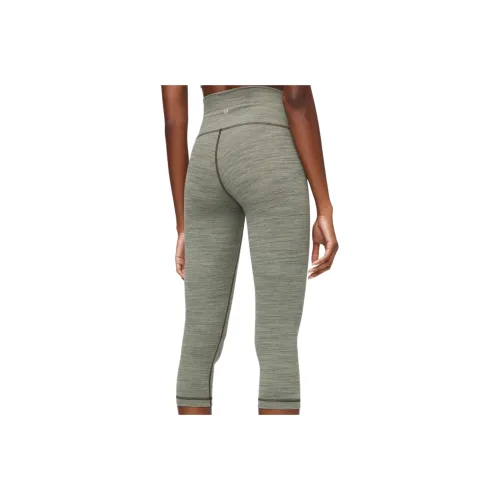 lululemon Wunder Under Спортивные брюки Женские Серый Зеленый