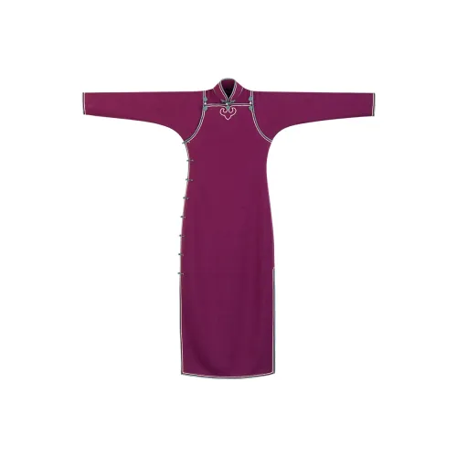 YICHENGFENGXU Чунсам Женский Фуксия