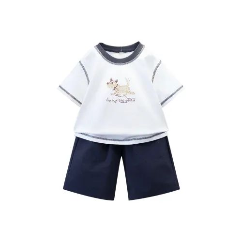 TONYBEAR Повседневная спортивная одежда 2 предмета комплект асфальтовый серый для детей 3-7 лет