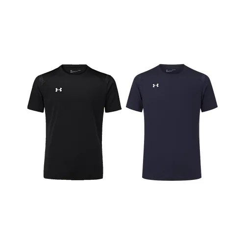 Under Armour T-Shirt Унисекс 2 упаковки Черный и Темно-Синий