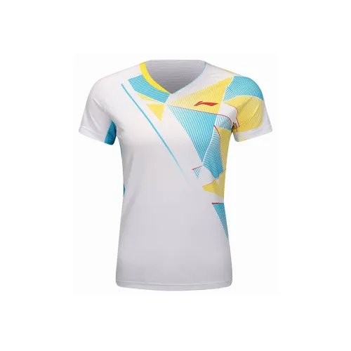 LINING Badminton Series Бадминтон Джерси Женский Стандартный Белый