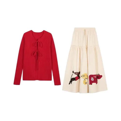 HUINIAN Женские комплекты с юбкой