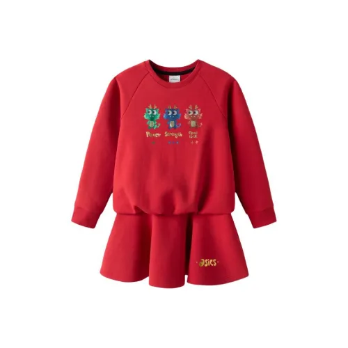 Asics x RUN Детское платье цвет красный