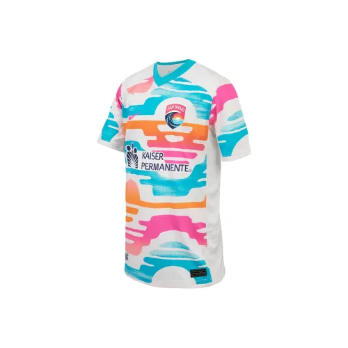 nike San Diego Wave FC 2024 Stadium Primary T-Shirt Белый Детский