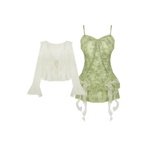 Annie The Темный Child Летний Комплект с Юбкой Женские