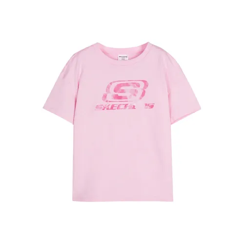Skechers Женственный Розовый/013W Kids T Рубашки