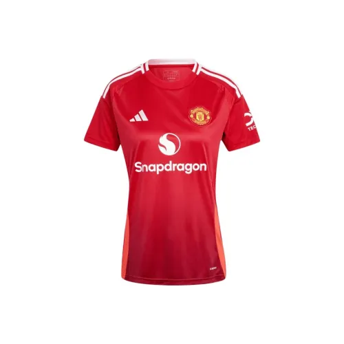 Adidas Manchester United 24 25 Домашняя футболка (Джерси) для женщин красная