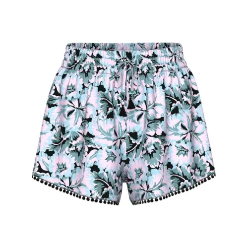 Victoria's Secret Плавательные шорты Женские Цветок Синий