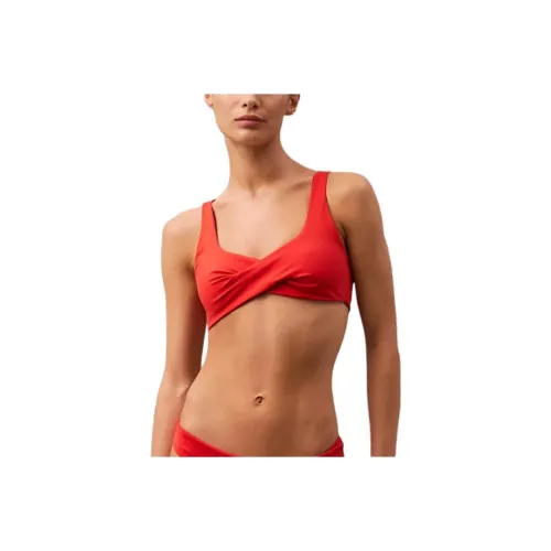 Calvin Klein Двухкомпонентный купальник женский красный