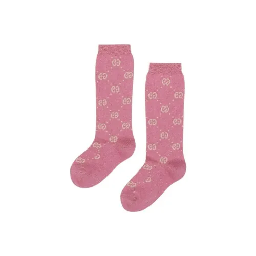 GUCCI 1 Pack Pink Kids Socks GUCCI 1 упаковка розовые детские носки