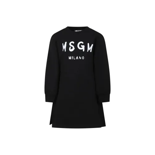 MSGM Детское платье черное