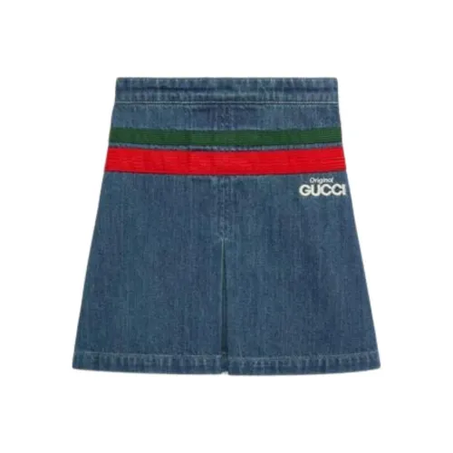 GUCCI Детская одежда SS22 Юбка Синяя Детская