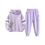 [Spring Autumn] Фиолетовый Свитшот + Фиолетовые Штаны