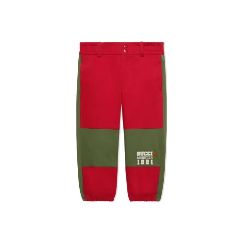 Детские GUCCI Вязаные Тренировочные Штаны SS23 Красные