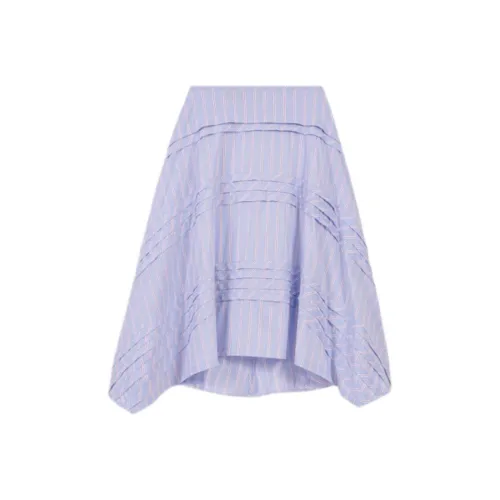 Maje Повседневный Длинный Юбка Женские Синий