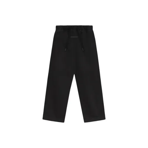 Fear Of God Essentials Джинсы SS24 Drop2 Kids Деним Lounge Брюки Чисто черный Деним Overdye Черный деним Детский