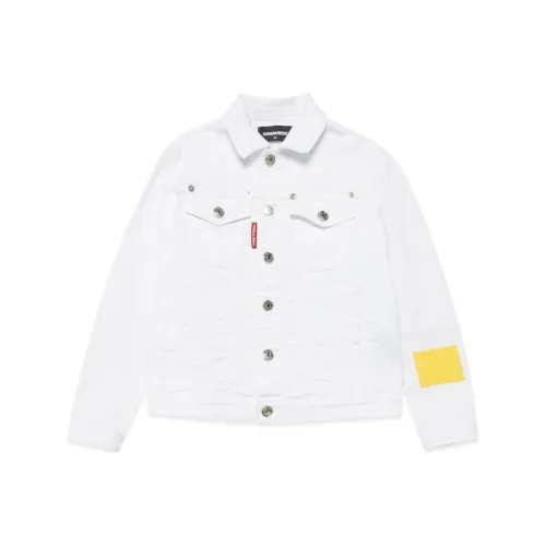 DSQUARED 2 SS24 Denim Jacket White Baby