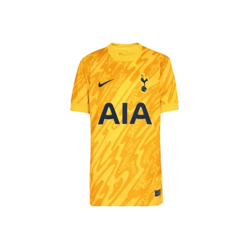 nike Dri Fit Детский футбол Джерси Tour Желтый Университетский Золотой черный Подростки