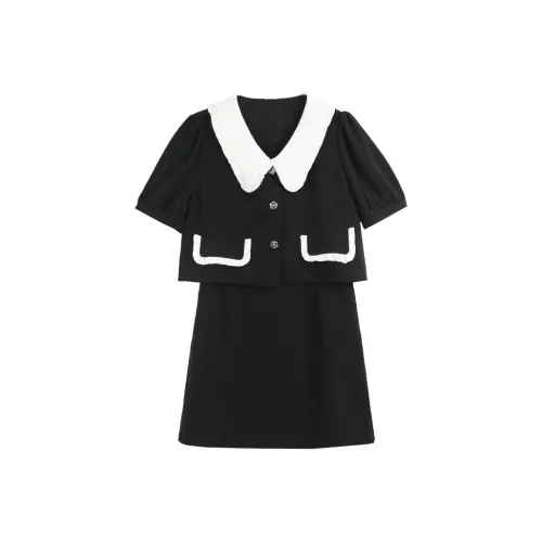 MISTVB Черный Женские Комплекты с юбкой