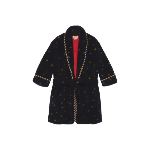 GUCCI Темно-синий Kids Шерстяное пальто