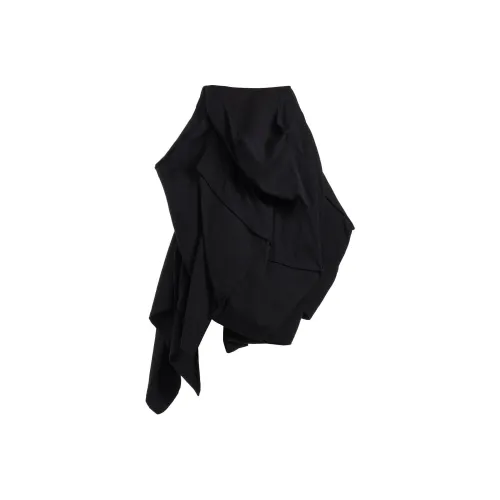 Yohji Yamamoto Черные Женские Повседневные Длинные Юбки