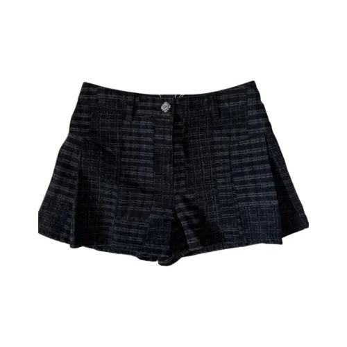 CHANEL 24 Весенний Летний Новый Приход Джинсовые Шорты Женские Черные