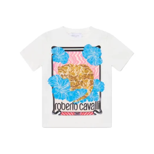 Roberto Cavalli T-рубашка Белая Детская