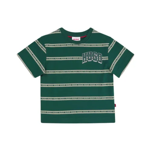 HUGO BOSS Зеленые Детские Рубашки T