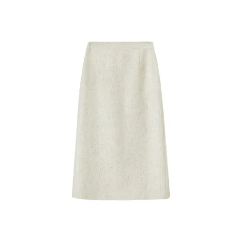 SENTUBILA Повседневный длинный юбка женский абрикос