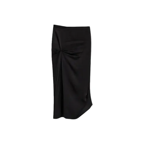 VICTORIA BECKHAM Повседневный Длинный Юбка Женские Черный