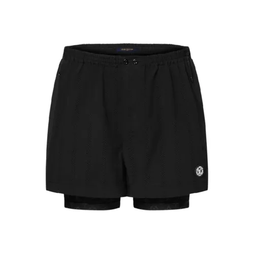 LOUIS VUITTON Спортивные шорты Женские Черные