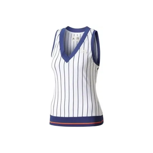 Adidas x Pharrell Williams New York Tanque Теннис Топ Женский Синий Белый