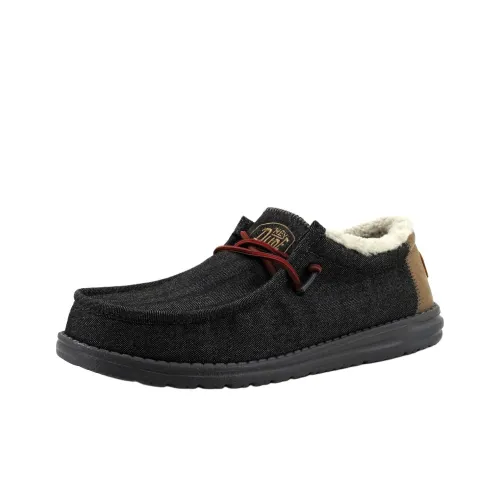 Heydude WALLY Низкий Топ Повседневная Обувь Женская Черная