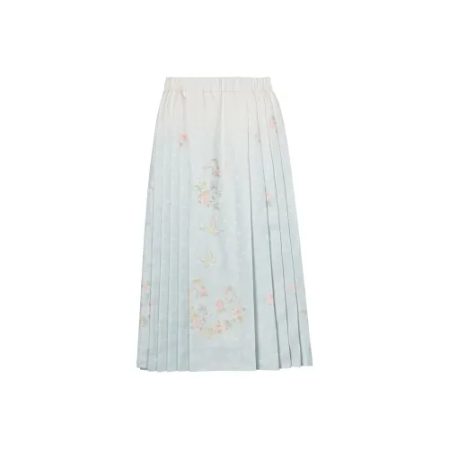 Snbl Синий Лошадь Лицо Платье Женские Ханьфу