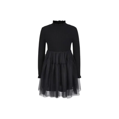 Little MO CO. Детское платье черного цвета для детей