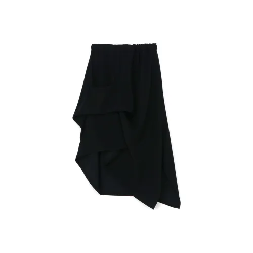 Yohji Yamamoto Черные Женские Повседневные Длинные Юбки