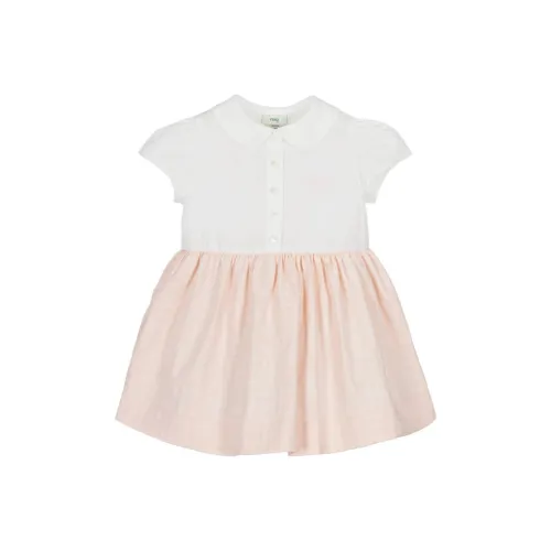 FENDI Короткий рукав Платье Розовый для малышей и детей дошкольного возраста
