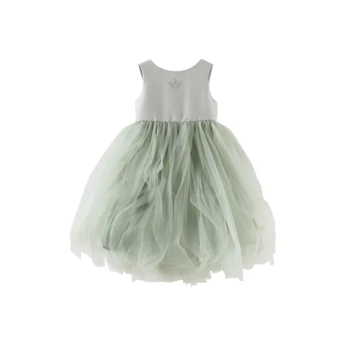 DAVE BELLA Платье Серый Зеленый Детский