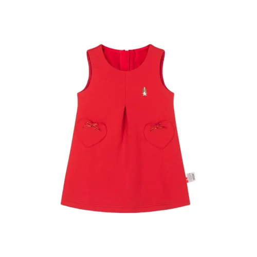 Hush Puppies Детское платье цвет кораллово-красный