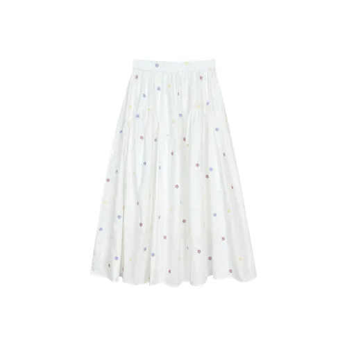 SYEEE WITH U Повседневный Длинный Юбка Женские