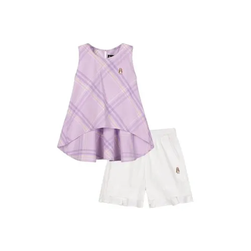 Hush Puppies Повседневная спортивная одежда SS25 Ледяной фиолетово-синий для детей 3-7 лет