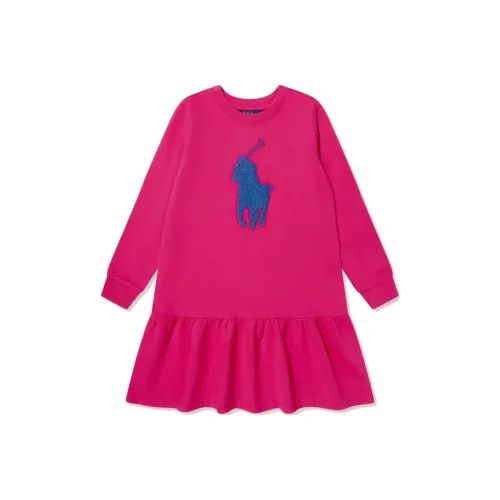 Polo Ralph Lauren SS24 Платье Детское Фуксия