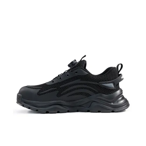 Blue Gull Shield Дышащий Баланс Ударопрочный Низкий Топ Уличная Обувь Унисекс Черный