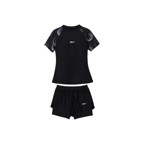 XTEP Двухкомпонентный купальник женский черный