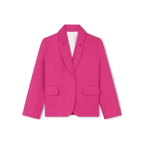 Chloe Бизнес-костюм Пальто Розовый Красный Детский