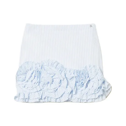 TWINSET Milano SS25 Повседневные короткие юбки Женские Белые