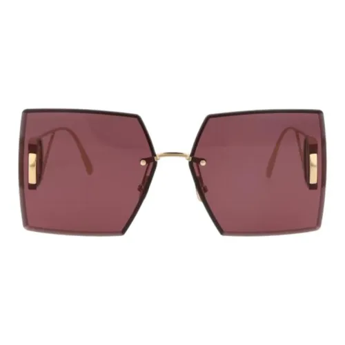 DIOR В зависимости от официального сайта Квадратные Солнцезащитные очки Женские Розовые