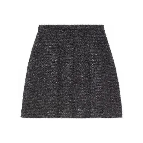 GUCCI FW21 Короткая Юбка Женская Серого цвета
